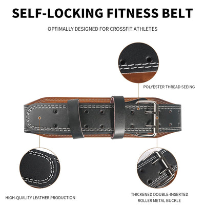 Weight Lifting Belts 10.5cm Width For Men Women, Gym Fitness Squats Belt Back Support For Powerlifting, Cross Training, Workout - Slobuy