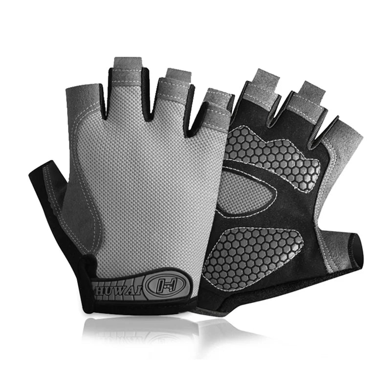 Weightlifti Gym Gloves Fitness Training Fingerless Men Women Bodybuilding Exercise Sports Gloves Cycling Anti Slip Breathable - Slobuy