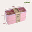 Wheat Straw Lunch Box Healthy BPA Free Bento Boxes Microwave Dinnerware Food Storage Container Soup Cup Lunch Box for Kids - Slobuy