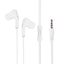 White Wired Headset With Microphone In Ear Game Mobile Phone Computer Live Recording 3.5 Interface Macaron Headset - Slobuy