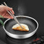 Whole Body Tri-Ply Stainless Steel Frying Pan 316 Stainless Steel Wok Pan Double-sided Honeycomb Skillet Suitable for All Stove - Slobuy
