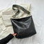 Wide Geometric Strap Shoulder Bag Large Capacity Crossbody Bags For Women,Retro Pu Leather Women's Bag For Shopping & Travel - Slobuy
