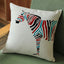 Wild Animal Style Decorative Cushion African Zebra Elephant Giraffe Cushion Square Throw Pillows Cotton Linen Pillowcase 45x45cm - Slobuy