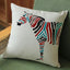 Wild Animal Style Decorative Cushion African Zebra Elephant Giraffe Cushion Square Throw Pillows Cotton Linen Pillowcase 45x45cm - Slobuy