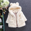 Winter Baby Girls Clothes Faux Fur Coat Fleece Jacket Warm Snowsuit Hooded Parka Children's Outerwear Autumn Clothing - Slobuy