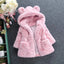 Winter Baby Girls Clothes Faux Fur Coat Fleece Jacket Warm Snowsuit Hooded Parka Children's Outerwear Autumn Clothing - Slobuy