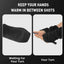 Winter Golf Gloves Men Mitts Mitten Warm Fleece in Pair, Pull Up Fit Soft Comfortable Set - Slobuy