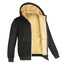 Winter Lambswool Zipper Hoodies Thicken Warm Jackets Long Sleeve Sweatshirts Casual Sports Fleece Black Coats Hooded Men Coat To - Slobuy