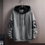 Men's Fall/Winter New Casual And Versatile Contrast Monogram Print Long Sleeve Hooded Sweatshirt - Slobuy