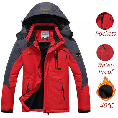 Winter Parka Men Windbreak Plus Thick Warm Windproof Fur Coats Male Military Hooded Anorak Jackets Men's Winter Jackets - Slobuy