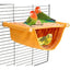 Winter Warm Bird Nest House Shed Hut Hanging Hammock Finch Cage Plush Fluffy Birds Hut Hideaway for Parrot Bird Cage Accessories - Slobuy