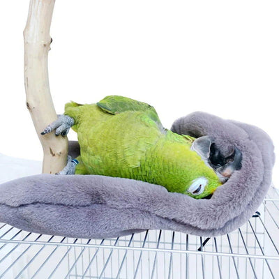 Winter Warm Bird Shawl Nest Corner Parrot Blanket Pet Small Animal Hanging Tent Cage Decoration For Parakeet Lovebird Cockatiel - Slobuy