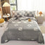 Winter Warm Plaid Blanket Comfortable Blanket Cartoon Bed Cover Solid Color Office Multifunction Travel Blanket - Slobuy