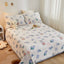 Winter Warm Plaid Blanket Comfortable Blanket Cartoon Bed Cover Solid Color Office Multifunction Travel Blanket - Slobuy