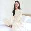 Winter women's two-piece homewear set thickened homewear coral velvet pajamas suit pregnant women loose leisure warm clothing su - Slobuy