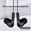 Wired Headset With Microphone Black Macaron Inear Gaming Mobile Phone Computer Live Recording 3.5 Interface Headset - Slobuy