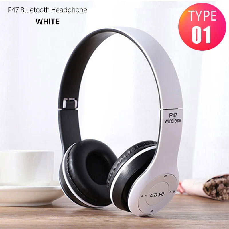 Wireless Bluetooth Earphone Headset Game Music Stereo Phone Headphones Gaming Computer Universal Headset  for Xiaomi Cell Tablet - Slobuy
