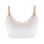 Wireless Front Open Nursing Bra Soft Lace Breathable Seamless Maternity Breastfeeding Bras Maternal Support For Pregnant Women - Slobuy