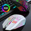 Wireless Gaming Mouse 3 Gears X801 8 Buttons 1600 DPI Adjustable RGB Rechargeable Computer Mice for Household Computer Accessory - Slobuy