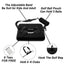 Golf Club Bag Mini Lightweight for Golfer With/Without Ball Pouch Pack, Portable for Driving Range Carrier Course Training Case - Slobuy