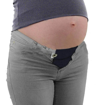 Women Adjustable Elastic Maternity Pregnancy Waistband Belt Waist Extender Clothing Pants For Pregnant Sewing Accessories - Slobuy