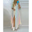 Women Boho Printed Long Shirts Dress Summer Turn-down Collar Long Sleeve Party Dress Female Casual Evening Maxi Dresses Vestidos - Slobuy