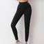 Women Butt Lifting Yoga Leggings Elastic Workout High Waist Tummy Control Ruched Booty Pants Seamless Gym Compression Tights - Slobuy