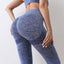 Women Butt Lifting Yoga Leggings Elastic Workout High Waist Tummy Control Ruched Booty Pants Seamless Gym Compression Tights - Slobuy