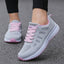 Women Casual Shoes Fashion Breathable Walking Mesh Flat Shoes Sneakers Women 2021 Gym Vulcanized Shoes White Female Footwear - Slobuy