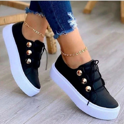 Women Casual Shoes White Sneakers Women Fashion Spring Summer Canvas Sneakers Women Platform Vulcanize Shoes Zapatillas Mujer - Slobuy