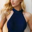Women Dopamine Basics Solid Casual Sexy Ribbed Knit Sleeveless Corset Halter Crossfit Crop Tops Y2k Clothes Femme Stretch Tank - Slobuy