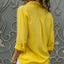 Women Elegant Solid Chiffon Blouse Spring Summer Casual Long Sleeve V Neck Loose Shirt Office Lady Tunics Oversized Tops 2023 - Slobuy