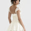 Women Fashion Long Lace Dress Summer Elegant Strap Sexy Beach Party Dress Open Back Strap Sleeveless Girl - Slobuy