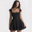 Women Fashion Long Lace Dress Summer Elegant Strap Sexy Beach Party Dress Open Back Strap Sleeveless Girl - Slobuy