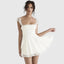 Women Fashion Long Lace Dress Summer Elegant Strap Sexy Beach Party Dress Open Back Strap Sleeveless Girl - Slobuy