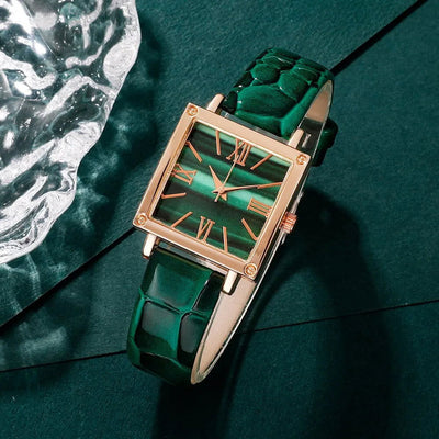 Women Fashion Quartz Watch Female Clock Square Dial Luxury Brand Design Women Watches Simple Ladies Wrist Watch Montre Femme - Slobuy