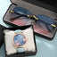 Women Fashion Watch Casual Bracelet Watches Glasses Set Ladies Simple Dial Quartz Wristwatches Dress Clock Montre Femme - Slobuy