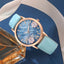 Women Fashion Watch Casual Bracelet Watches Glasses Set Ladies Simple Dial Quartz Wristwatches Dress Clock Montre Femme - Slobuy