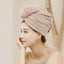 Women Long Hair Quick-Dry Hair Towel Soft Microfiber Towels Shower Cap Towel Bath Hats for Women Dry Hair Cap Lady Turban Head - Slobuy