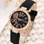 Women Luxury Watch Ring Necklace Earrings Rhinestone Love Dial Fashion Wristwatch Female Casual Ladies Watches Set Clock - Slobuy