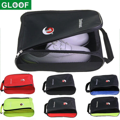 GLOOF Golf Shoe Bag, Golf Shoes Bags Men/Women Outdoor Zippered Carrier Bags with Ventilation Sport Shoes Bag Travel Shoe Bags - Slobuy