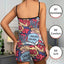 Women Pajamas Sleepwear Pajama Set Sports Camisole And Shorts S M L Multicolour Cartoon Rich Color Print Ventilate Comfortable - Slobuy