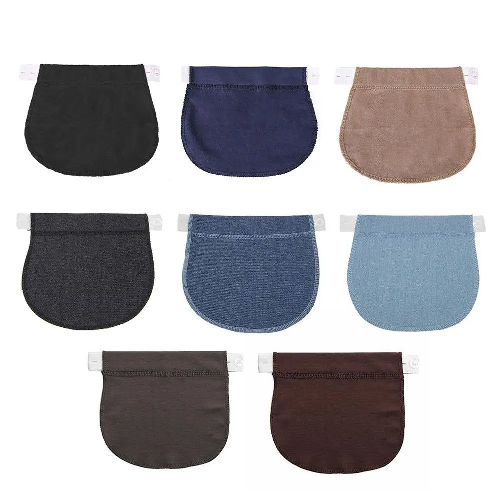 Women Pregnancy Waistband Belt Adjustable Elastic Maternity Lengthening Waist Extender Clothing Pants for Pregnant Women - Slobuy