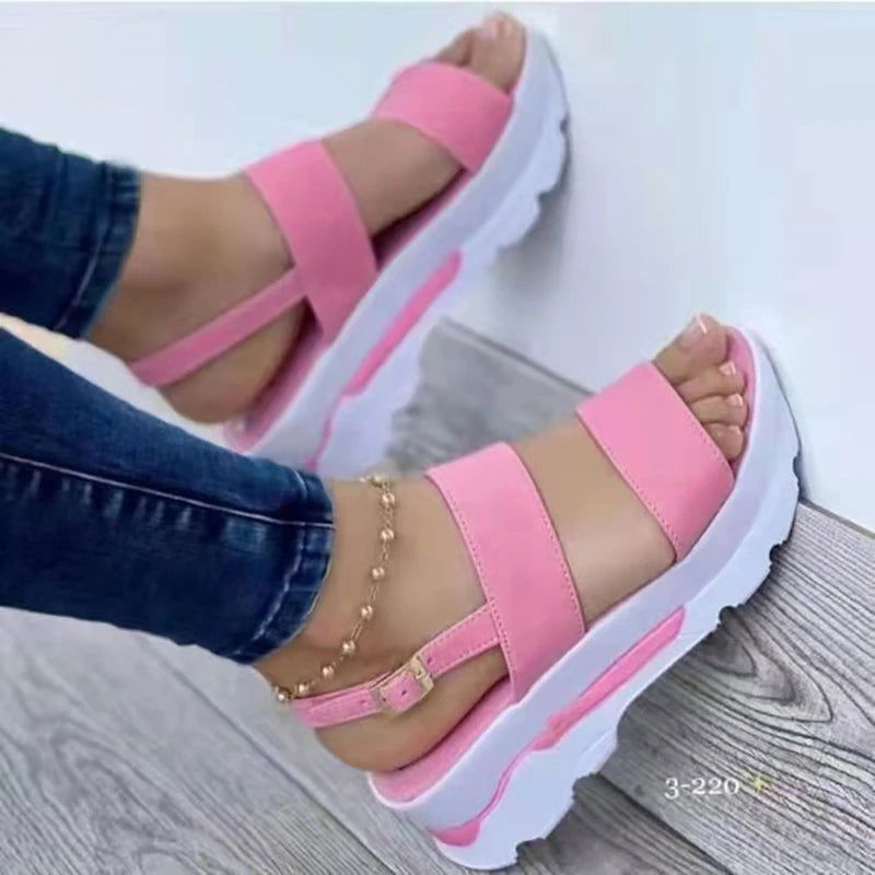 Women Sandals Lightweight Wedges Shoes For Women Summer Sandals Platform Shoes With Heels Sandalias Mujer Casual Summer Shoes - Slobuy