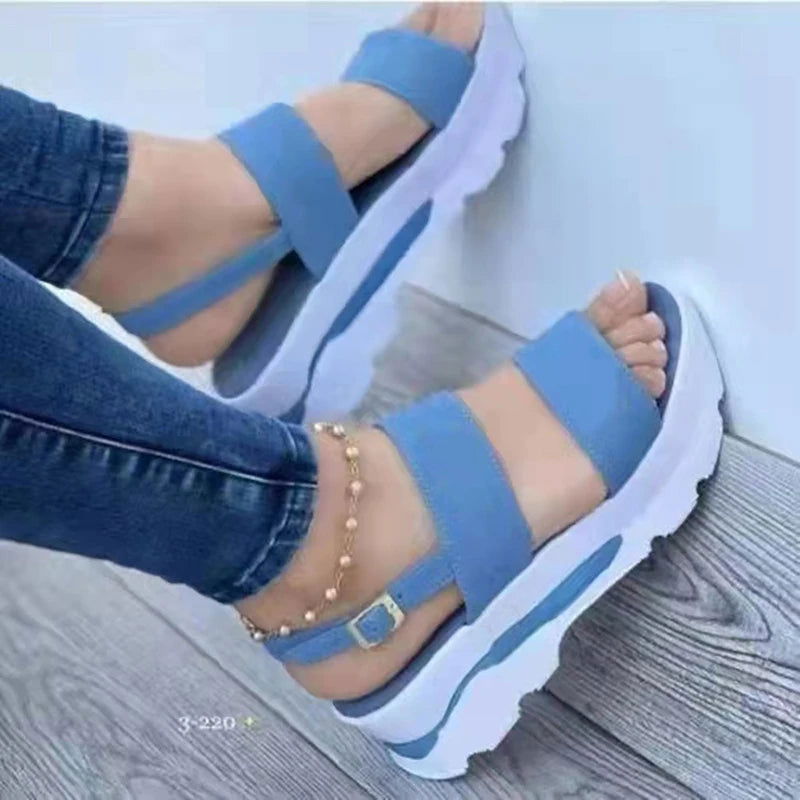 Women Sandals Lightweight Wedges Shoes For Women Summer Sandals Platform Shoes With Heels Sandalias Mujer Casual Summer Shoes - Slobuy
