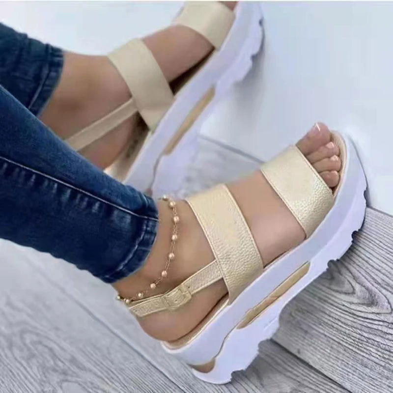Women Sandals Lightweight Wedges Shoes For Women Summer Sandals Platform Shoes With Heels Sandalias Mujer Casual Summer Shoes - Slobuy
