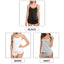 Women Sexy Ice Silky Pajamas Nightclothes Sleepwear Camisole And Shorts White Black Gray L XL XXL Comfortable Casual Summer - Slobuy