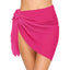 Women Short Sarongs Swimsuit Coverups Beach Bikini Wrap Sheer Short Skirt Chiffon Scarf Cover Ups for Swimwear - Slobuy