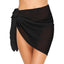 Women Short Sarongs Swimsuit Coverups Beach Bikini Wrap Sheer Short Skirt Chiffon Scarf Cover Ups for Swimwear - Slobuy