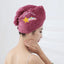 Women Soft Microfiber Towels Shower Cap Towel Bath Hats for Women Dry Hair Cap Quick Drying Soft for Lady Turban Head Girl Towel - Slobuy